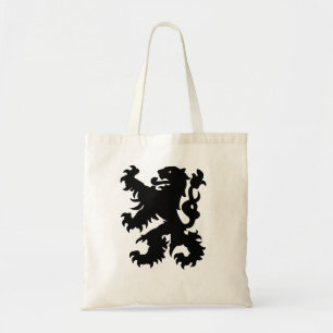 Bolso De Tela Emblema del León Flamenco