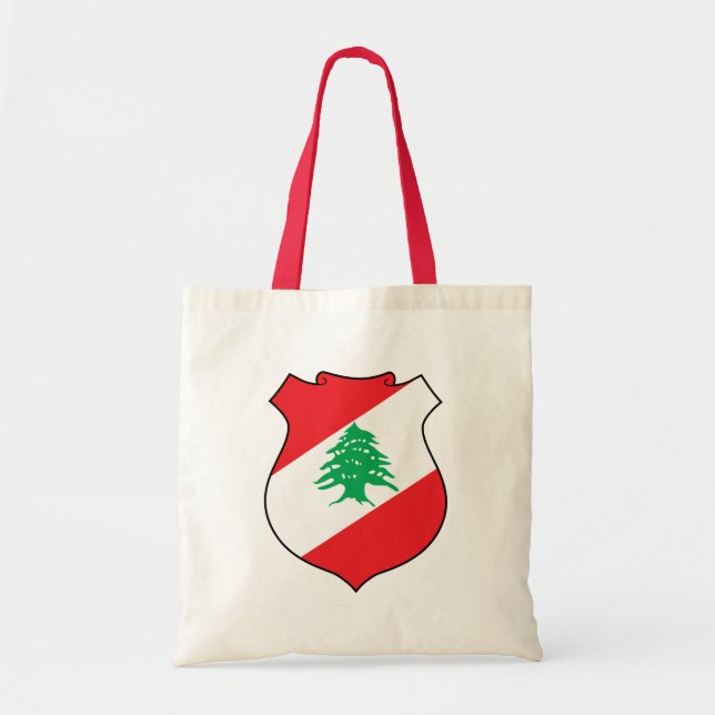 Bolso De Tela emblema del líbano (Frente)