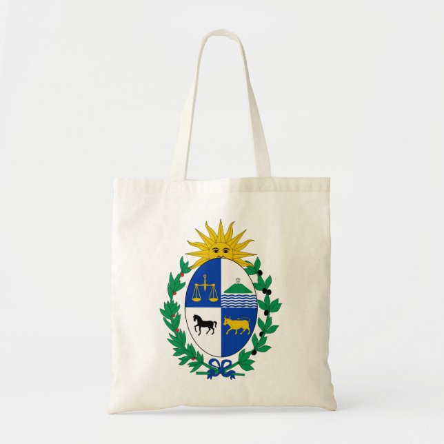 Bolso De Tela emblema uruguay (Frente)