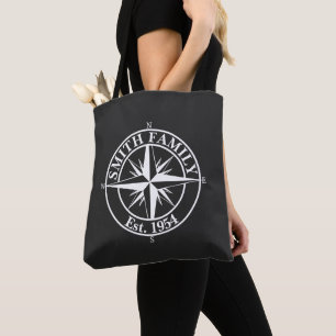 Bolso De Tela emblemas personalizables de monograma de estrella 