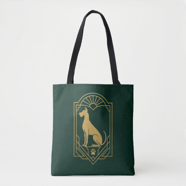 Bolso De Tela Emerald Elegance Tote Bag (Anverso)