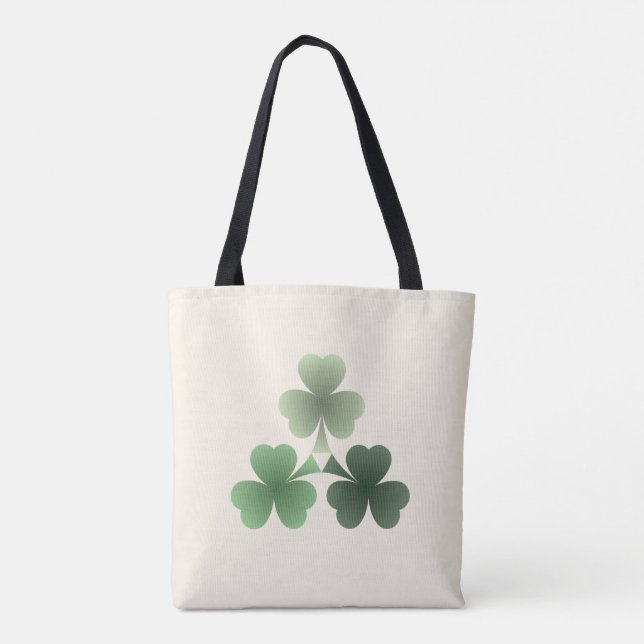 Bolso De Tela Emerald Flourish (Reverso)