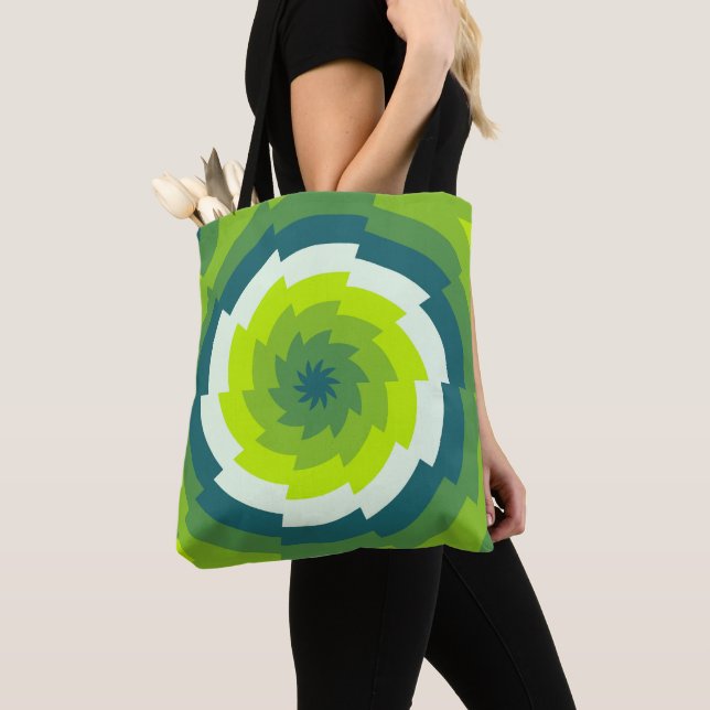 Bolso De Tela Emerald Whirl (Detalle)