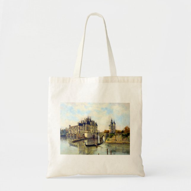 Bolso De Tela Emmanuel Lansyer Chateau de Chenonceau (Frente)