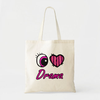 Bolso De Tela Emo Ojo Heart I Love Drama