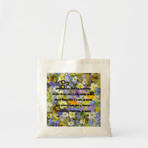Bolso De Tela Empath Strength Positive Cita Animation