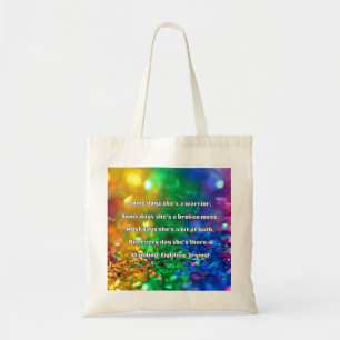 Bolso De Tela Empath Strength Positive Cita Animation
