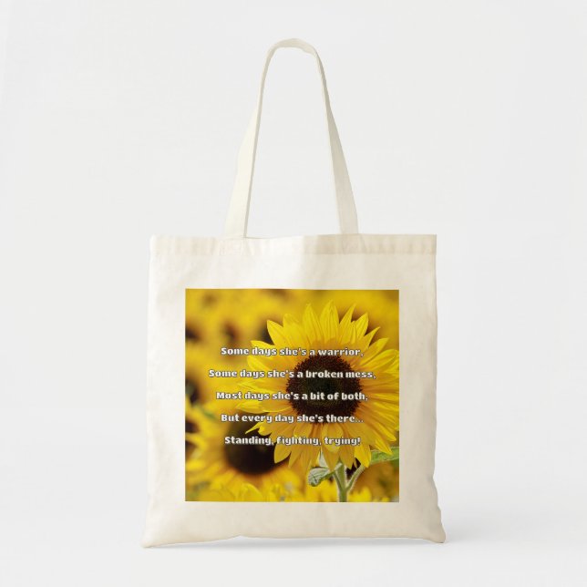 Bolso De Tela Empath Strength Positive Cita Animation (Frente)