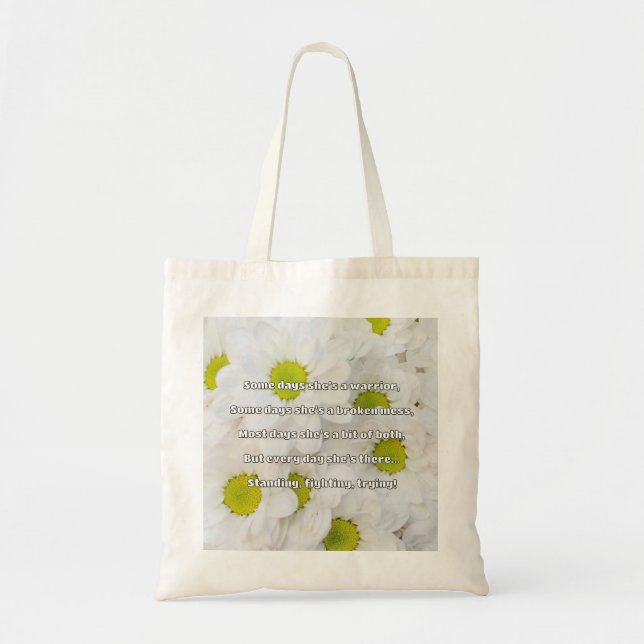 Bolso De Tela Empath Strength Positive Cita Animation (Frente)