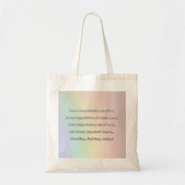 Bolso De Tela Empath Strength Positive Cita Animation (Frente)