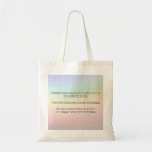 Bolso De Tela Empath Warrior Positive Citation Animation