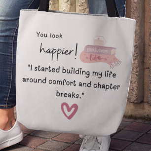Bolso De Tela "Empecé a construir mi vida alrededor de capítulos