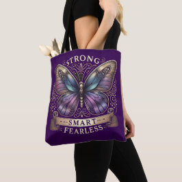 Bolso De Tela Empoderamiento de las mariposas fuertes e intrépid