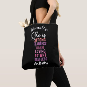 Bolso De Tela Empoderando el tributo diciendo regalo para la mad
