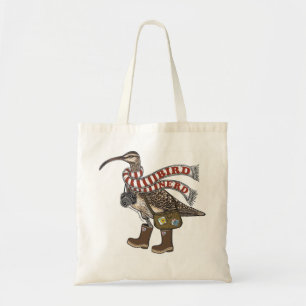 Bolso De Tela Empollón del pájaro - zarapito de Thighed de la