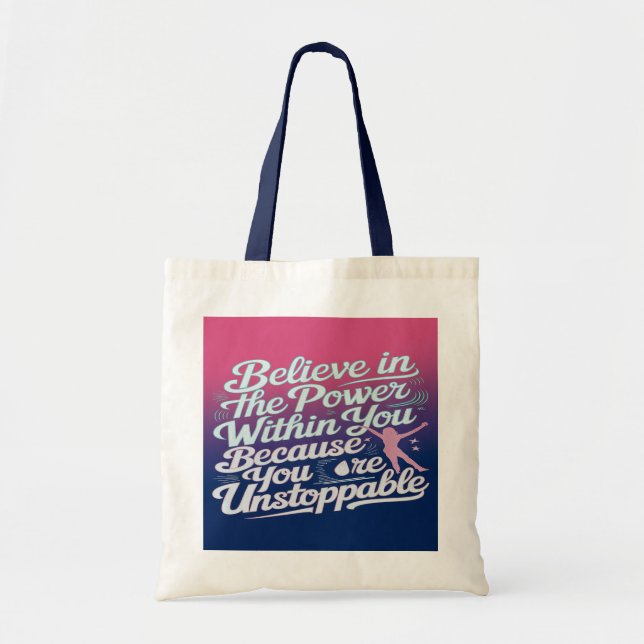 Bolso De Tela Empower Tote Bag (Frente)