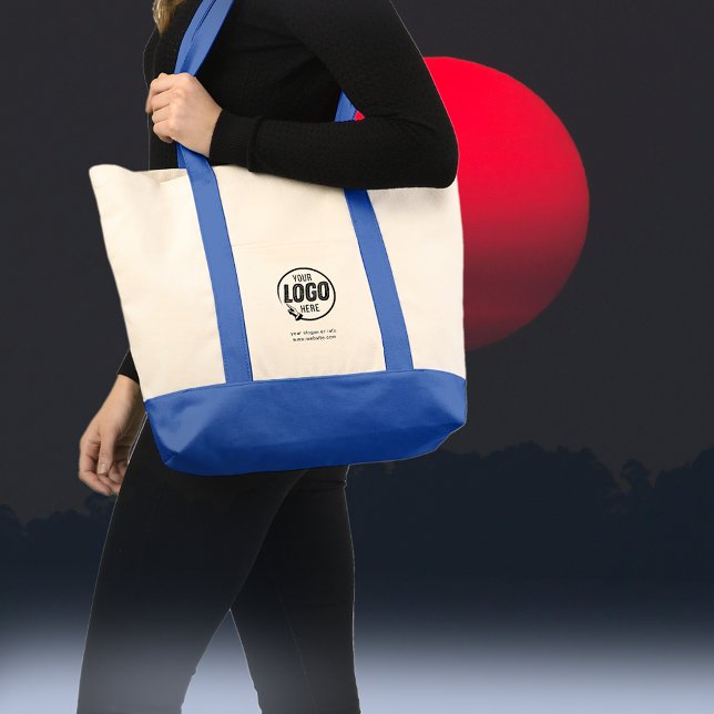 Bolso De Tela Empresa de logotipos de empresas (Add Business Logo _ Company Professional Corporate Tote Bag, business company professional tote bag)