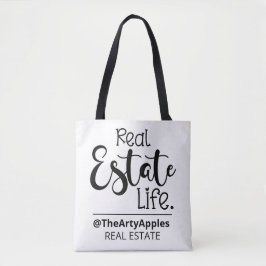 Bolso De Tela empresa inmobiliaria personalizado logo