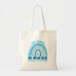 Bolso De Tela En abril usamos azul Lunes de Conciencia del Autis