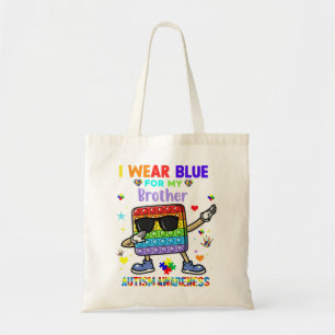 Bolso De Tela En Abril Usé Azul Por Mi Hermano Autismo Awarene