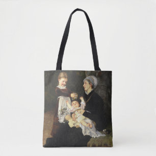Bolso De Tela En Ammes Besøg - Bertha Wegmann Bella Artes