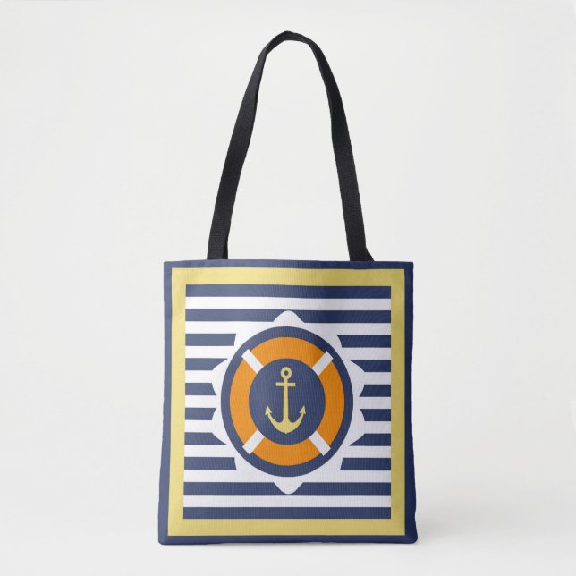 Bolso De Tela En Anchor (Anverso)