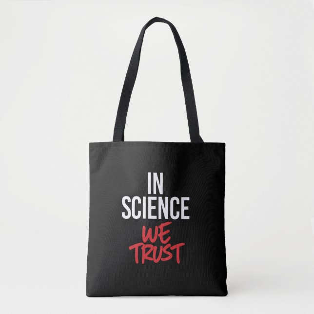 Bolso De Tela En ciencia confiamos (Anverso)