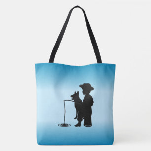 Bolso De Tela En el agujero de la pesca