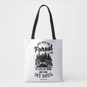 Bolso De Tela En el bosque voy