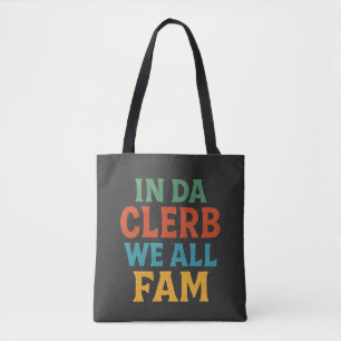 Bolso De Tela EN EL CLERB TODOS SOMOS FAM - Divertido Sarcasmo 