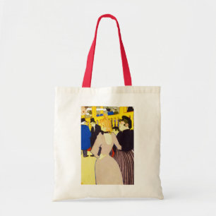 Bolso De Tela En el club nocturno por Toulouse Lautrec, Arte Ant