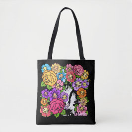 Bolso De Tela En el jardín