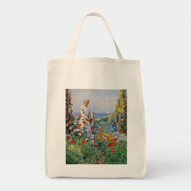 Bolso De Tela En el jardín (Frente)
