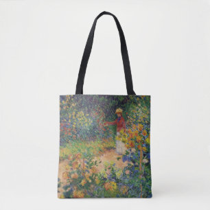 Bolso De Tela En el jardín, Monet