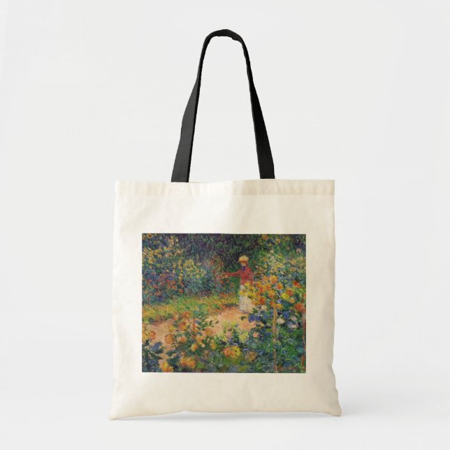Bolso De Tela En el jardín, Monet (Frente)
