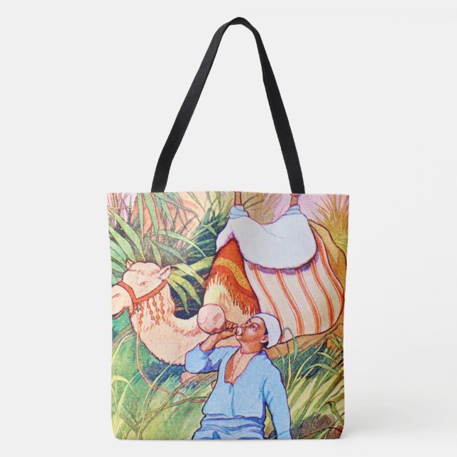 Bolso De Tela En El Oasis (Anverso)