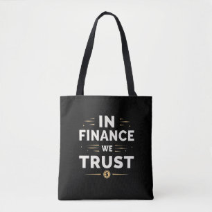 Bolso De Tela En Finanzas Confiamos – Declaración Audaz 