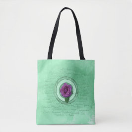 Bolso De Tela En flor