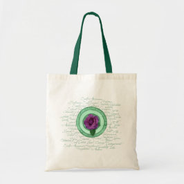 Bolso De Tela En flor