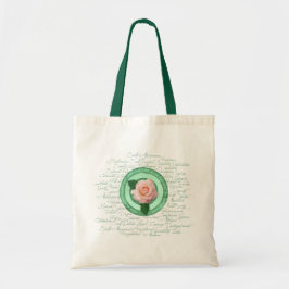Bolso De Tela En flor
