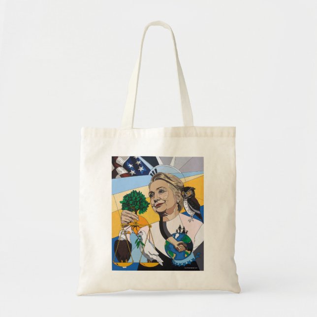 Bolso De Tela En honor del tote de Hillary Clinton (Frente)