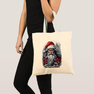 Bolso De Tela En huelga Samurai Santa Claus