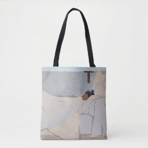 Bolso De Tela En la cama, Edouard Vuillard