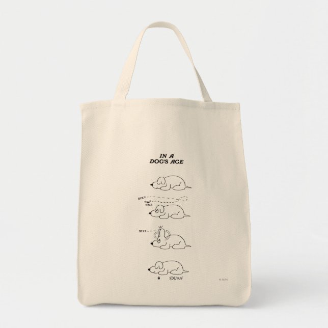Bolso De Tela En la edad de un perro (Frente)