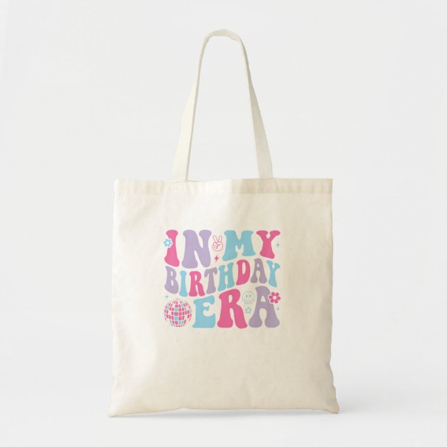 Bolso De Tela En la era de mi cumpleaños (Frente)