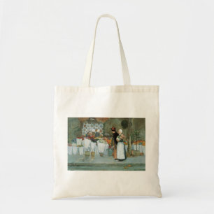 Bolso De Tela En La Florista de Childe Hassam, Arte Antiguo Fino