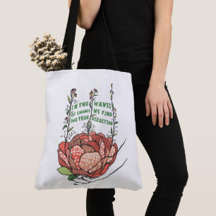 Bolso De Tela En la ola de cambio encontramos nuestra verdadera