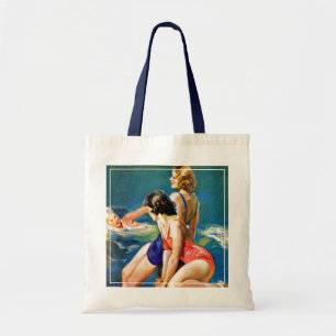 Bolso De Tela En la piscina