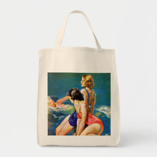 Bolso De Tela En la piscina