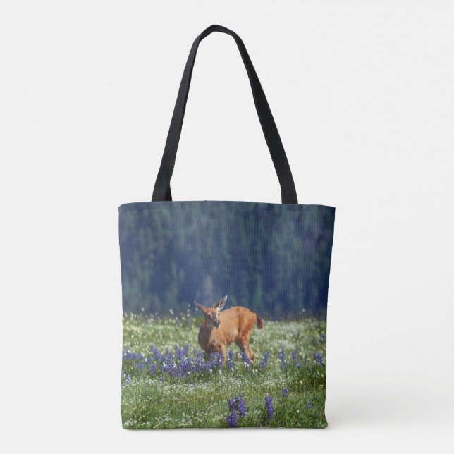 Bolso De Tela En la pradera (Reverso)